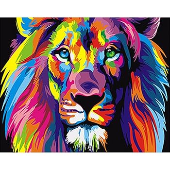 絵画 カラフル インテリア ライオンアート A6913-3 絵画 カラフル インテリア ライオンアート A6913-3 - メルカリ